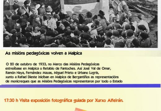 Malpica celebrará este domingo o LXXXVII Aniversario das Misións Pedagóxicas cunha programación cultural adaptada